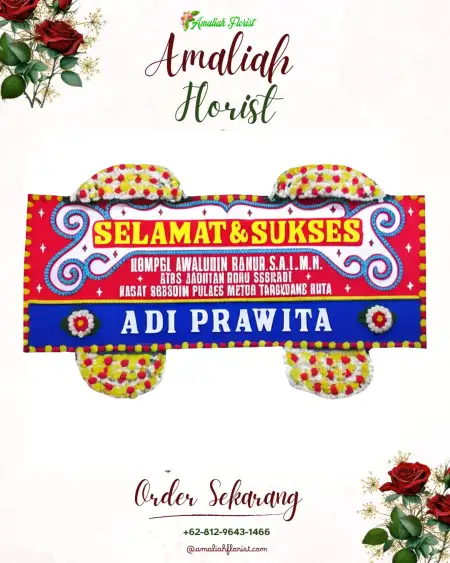 Papan Bunga Ucapan Selamat Cibugel